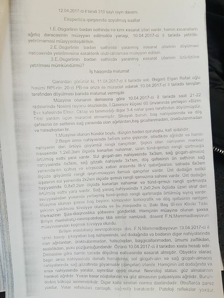 Eks qudasından baş liftçi Qüdrət Şükürova ağır ittihamlar Eks qudasından baş liftçi Qüdrət Şükürova ağır ittihamlar