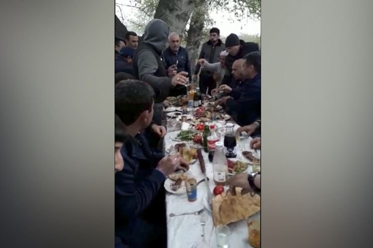 Karantin qaydalarını pozaraq Kürün sahilində yeyib-içmək təşkil edən 19 nəfər saxlanılıb –FOTO