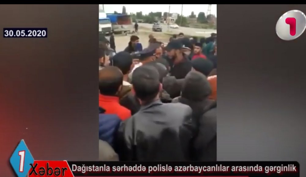 SON DƏQİQƏ:Dağıstanla sərhəddə azərbaycanlılarla polislər arasında qarşıdurma-VİDEO
