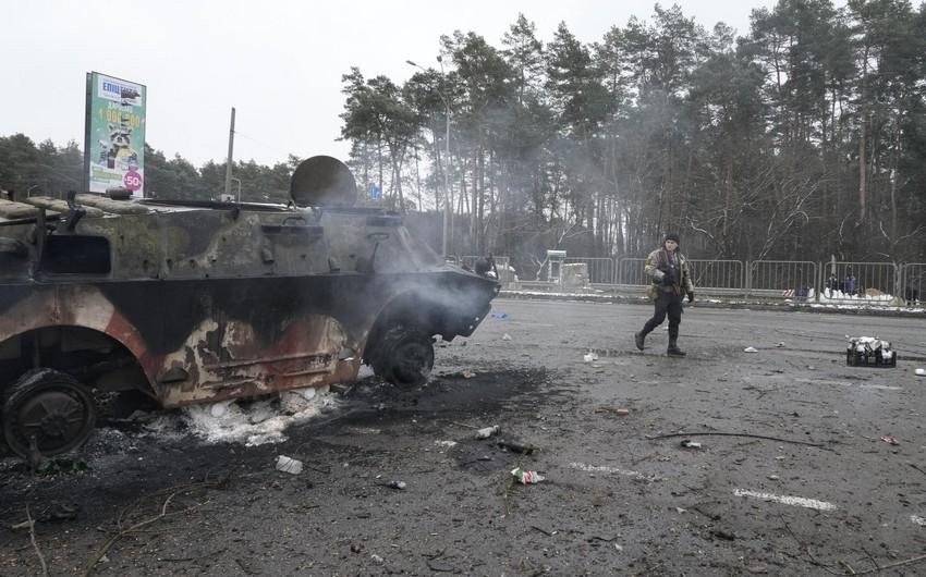 Ukraynanın hərbi texnika itkilərinin sayı açıqlanıb