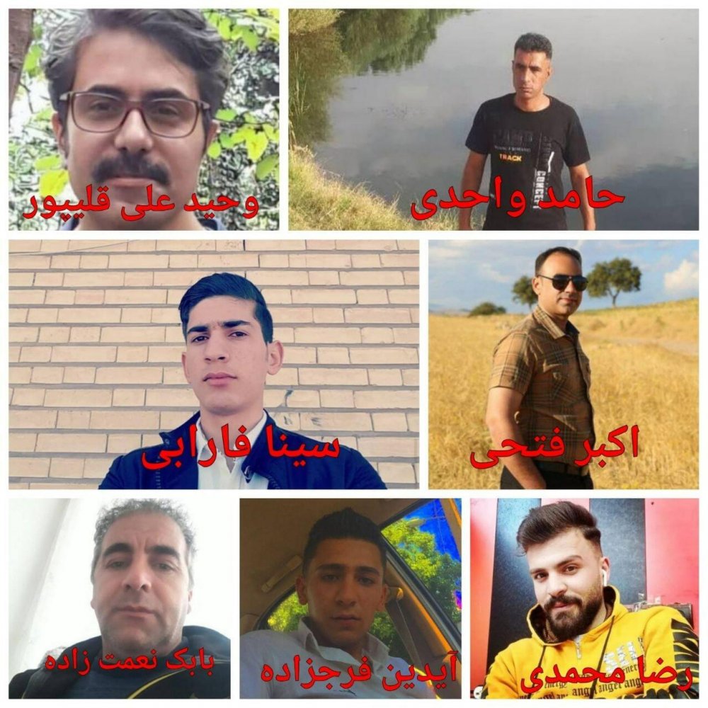 İranda 7 azərbaycanlı fəal həbs olunub - FOTOlar