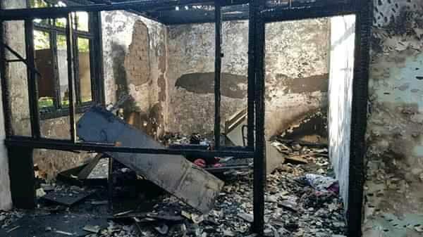 Sabirabadda 3 otaqlı ev yandı