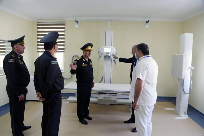 Müdafiə Naziri Baş Klinik Hospitalın yeni korpusunun açılışında - FOTOLAR+VİDEO