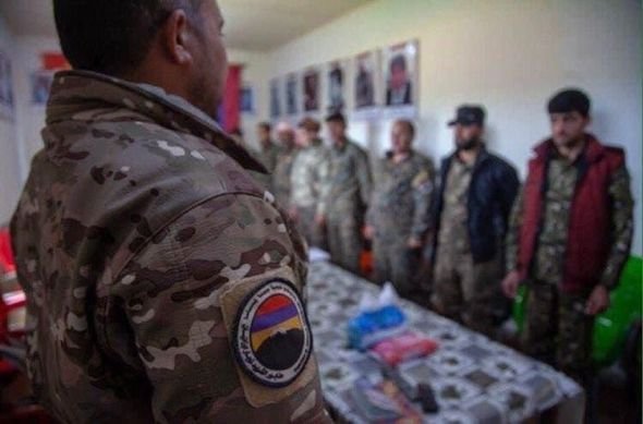Erməni işğal qüvvələrinin tərkibində vuruşan suriyalı terrorçular - FOTOLAR