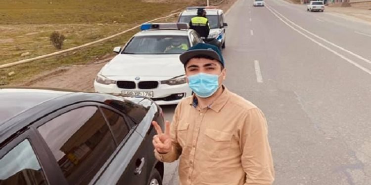 Polis Mehman Hüseynovu drona görə saxladığını deyir