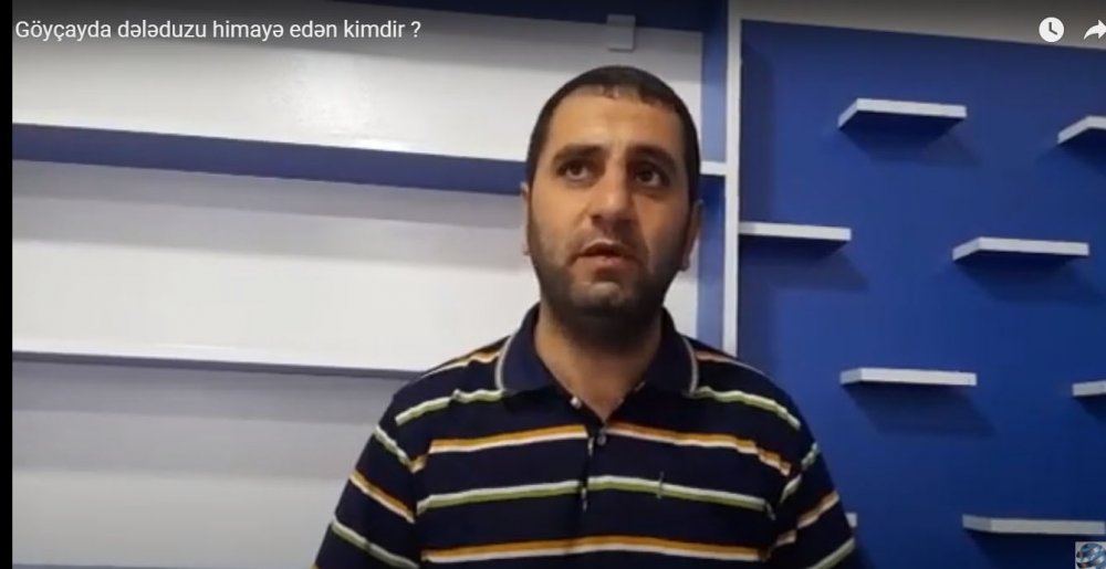 Göyçayda polis dələduzu himayə edir-İDDİA+ VİDEO