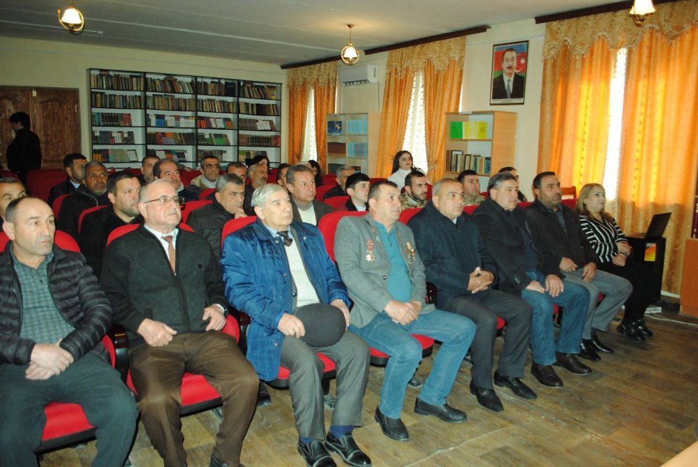 “Milli Dəyərlərin Qorunmasına Ziyalıların Dəstəyi” İctimai Birliyi Bərdədə  tədbir keçirdi