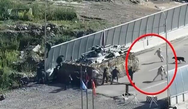 Ermənilər atəşə tutduqları sülhməramlılardan yardım diləyir