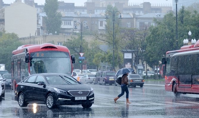 FHN əhaliyə təkrar müraciət etdi: intensiv yağış, sel...