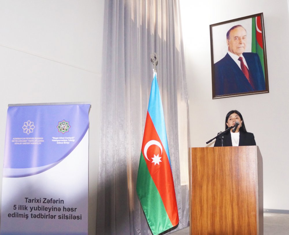 "Əsgər Ailəsi Cəmiyəti" VTİB Abşeron rayonunda Tarixi Zəfərin 5 illik yubileyinə həsr olunmuş tədbir keçirdi