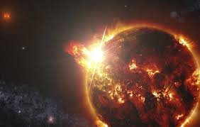 Günəşdə güclü partlayışlar baş verib