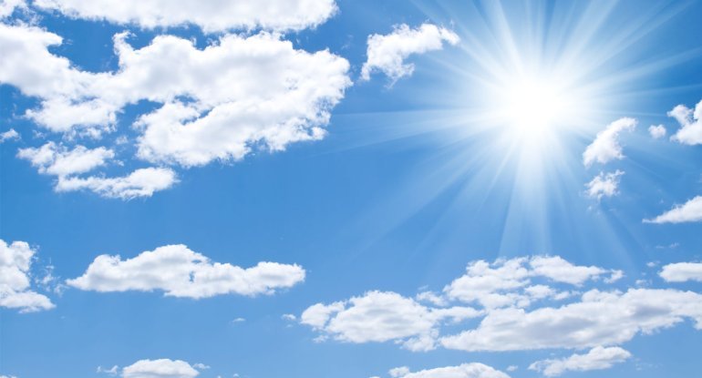 Sabah 22 dərəcə isti olacaq