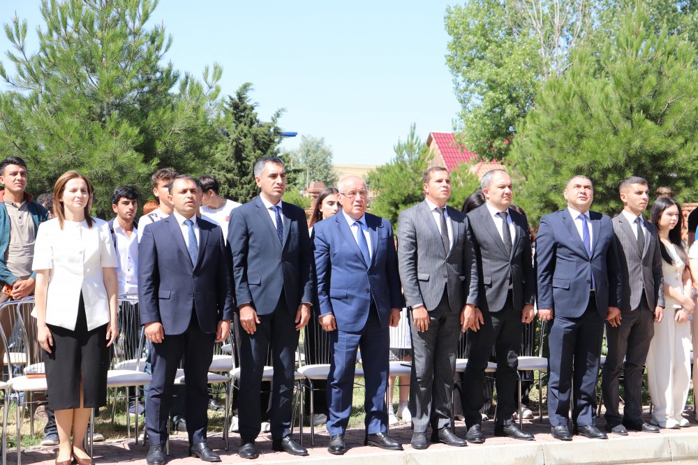 Qobustanda Peşə təhsili müəssisəsində Məzun Günü keçirilib. - FOTOLAR