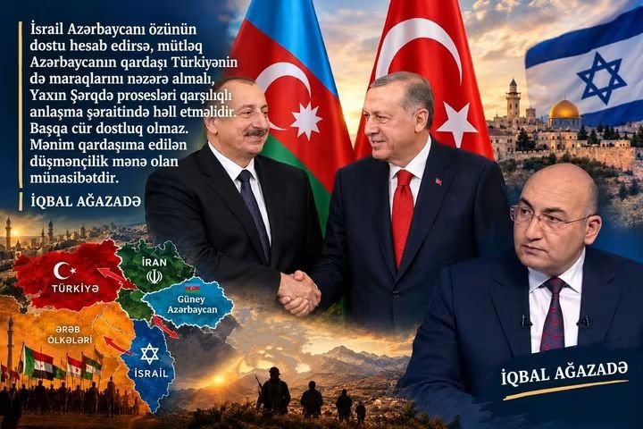 İqbal Ağazadə Yaxın Şərqdəki proseslərdən yazdı: Türkiyə və Azərbaycan ortaq mövqe tutmalıdır
